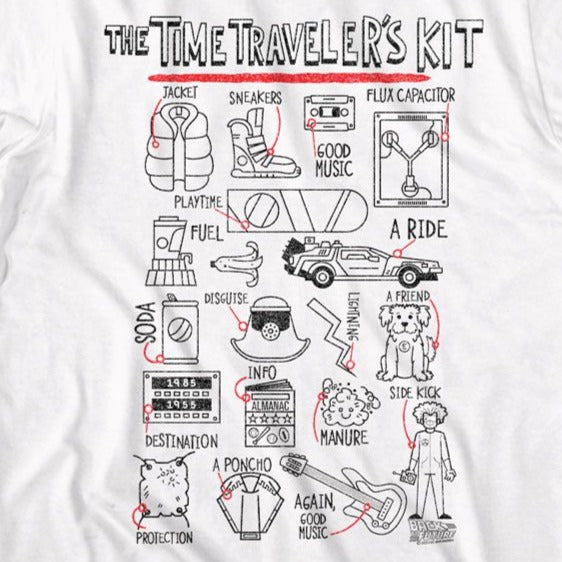 Back To The Future Time Travelers Kit T-Shirt