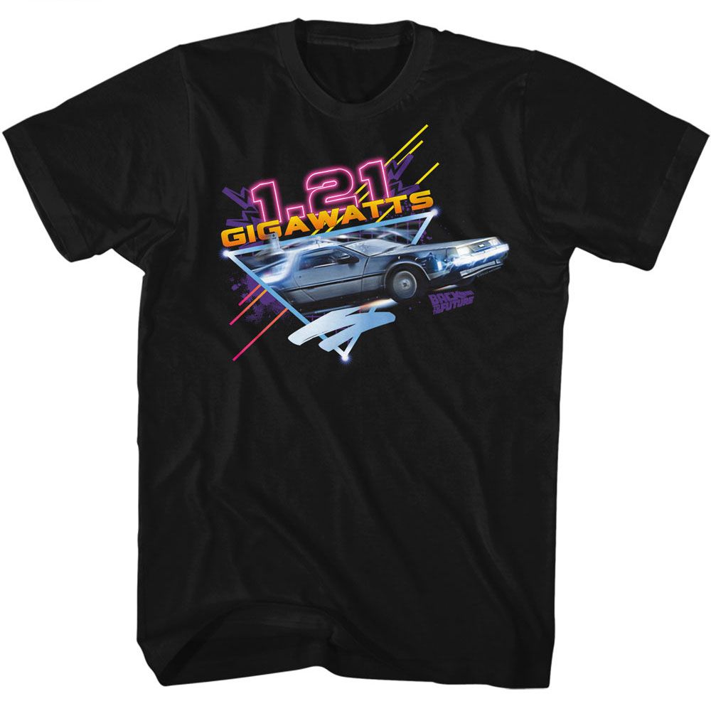 Back To The Future Neon Gigawatts T-Shirt