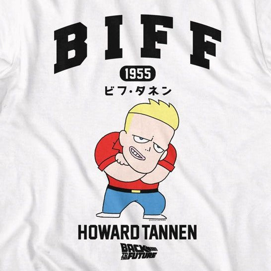 Back To The Future Biff Howard Tannon Cartoon T-Shirt