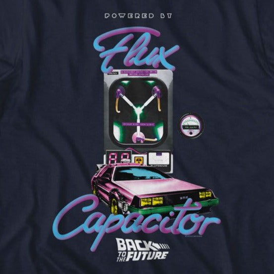Back To The Future Powered By Flux Capacitor T-Shirt