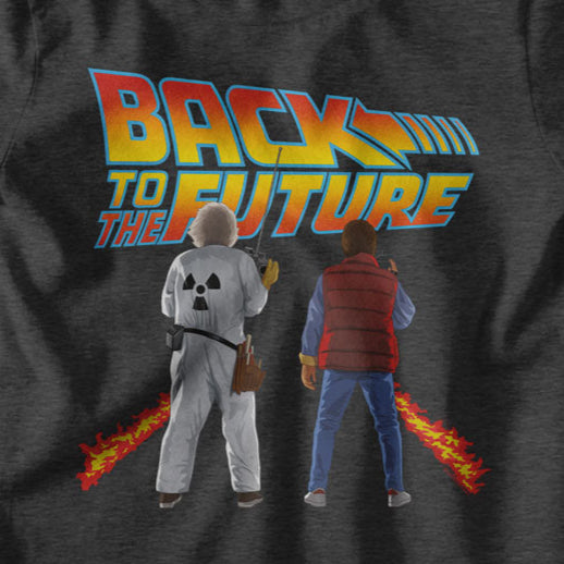 Youth Back To The Future Doc And Marty T-Shirt | Blue Culture Tees