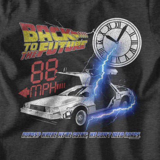 Youth Back To The Future Where We're Going T-Shirt