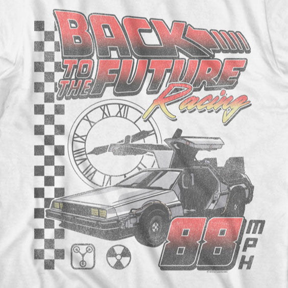 Back To The Future BTTF Racing T-Shirt