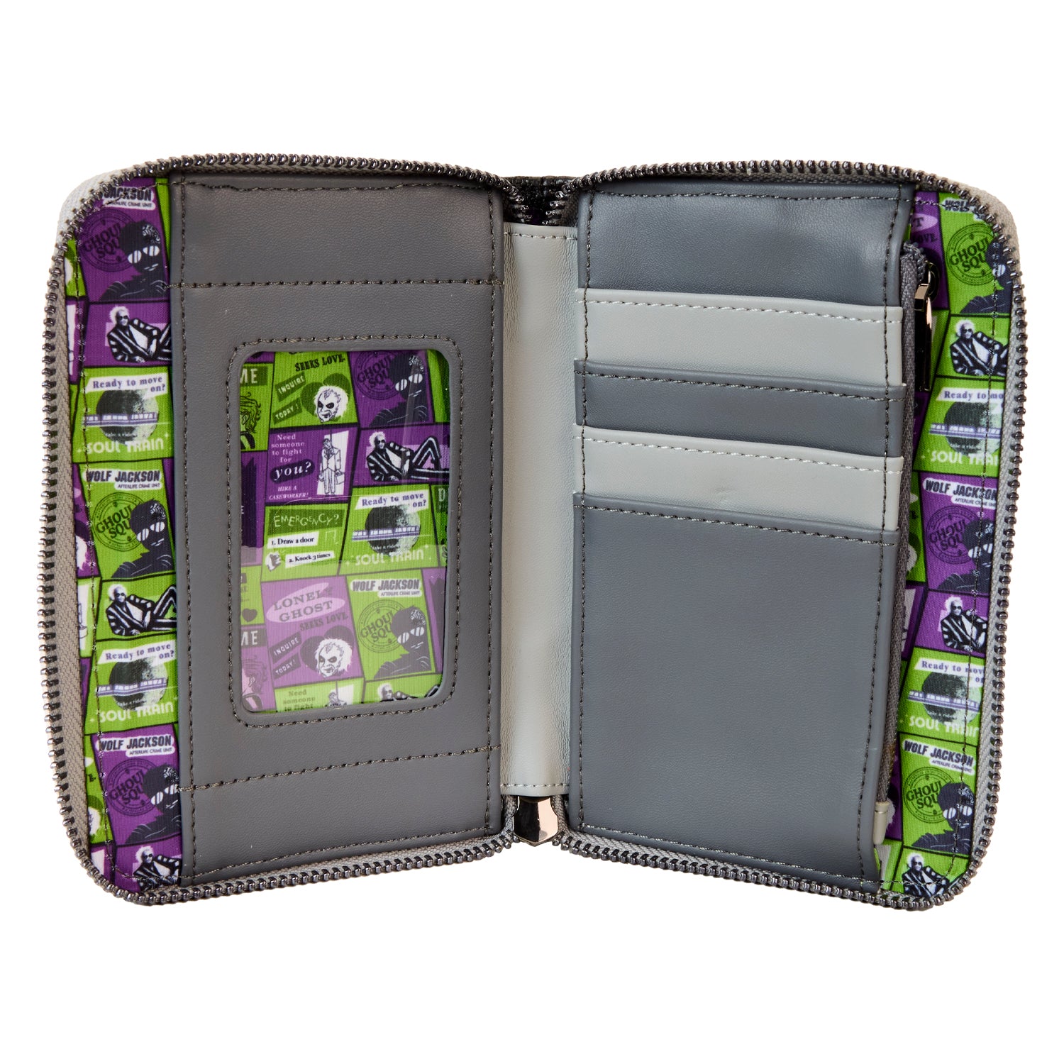 Loungefly WB Beetlejuice 2 Zip Around Wallet | Blue Culture Tees