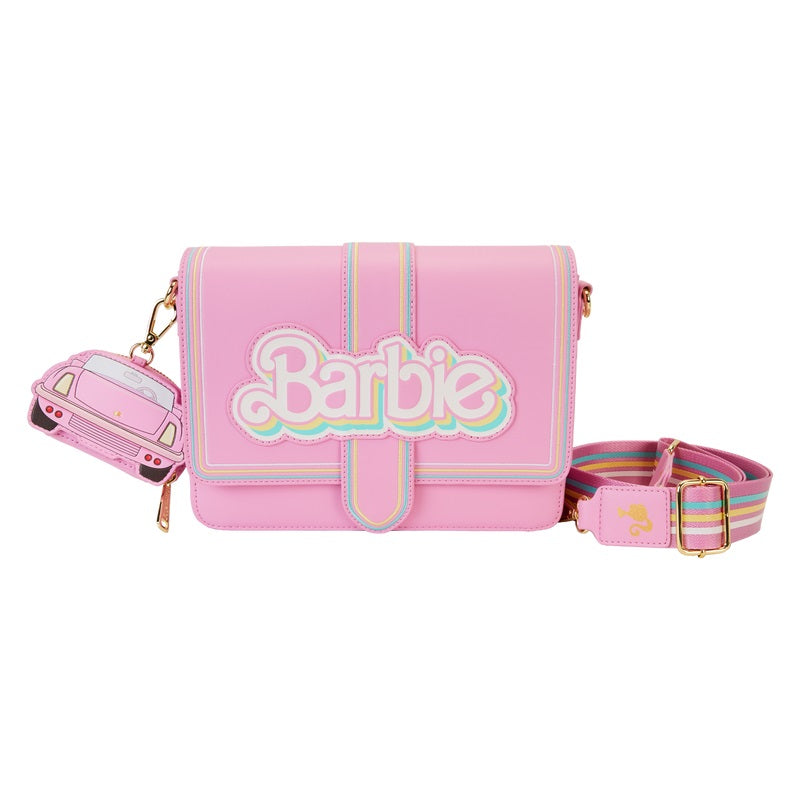 Loungefly Barbie™ 65th Anniversary Logo Crossbody Bag with Coin Bag