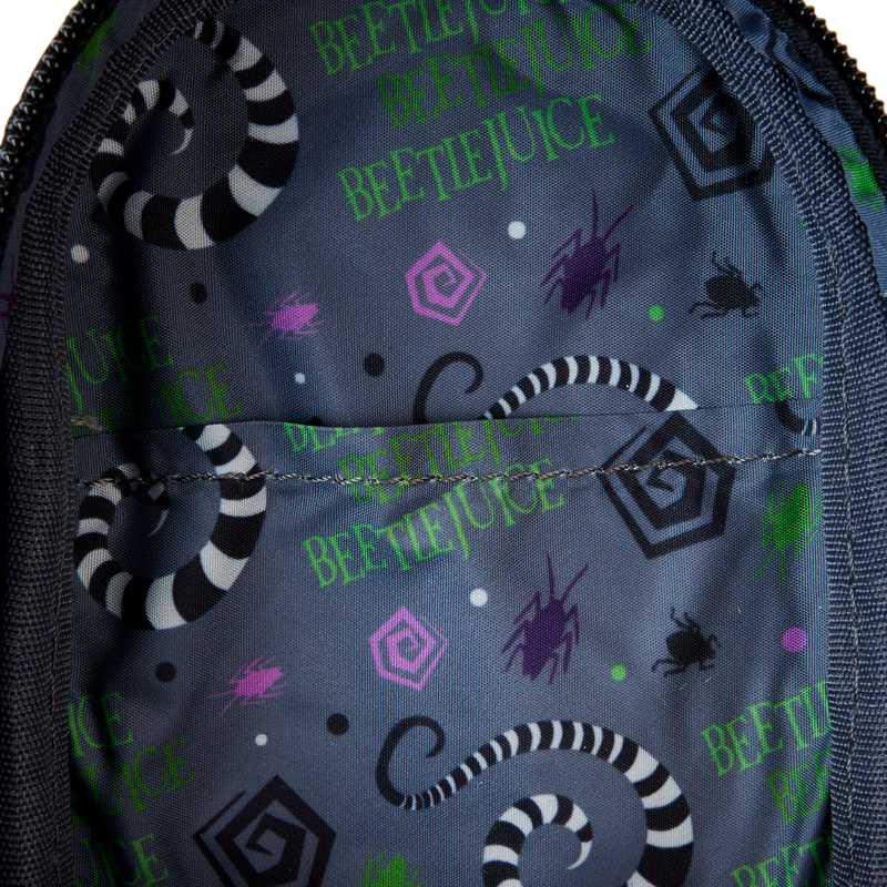 Loungefly Beetlejuice Here Lies Betelgeuse Tour Guide Mini Backpack Pencil Case