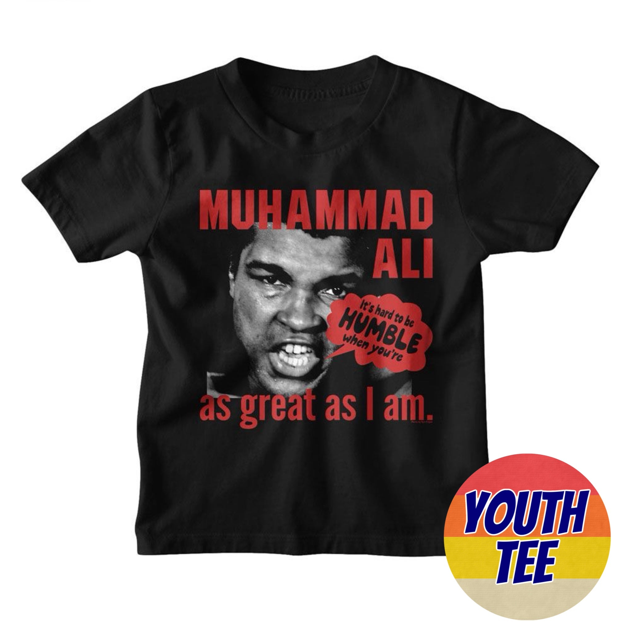 Youth Muhammad Ali Hard To Be Humble T-Shirt
