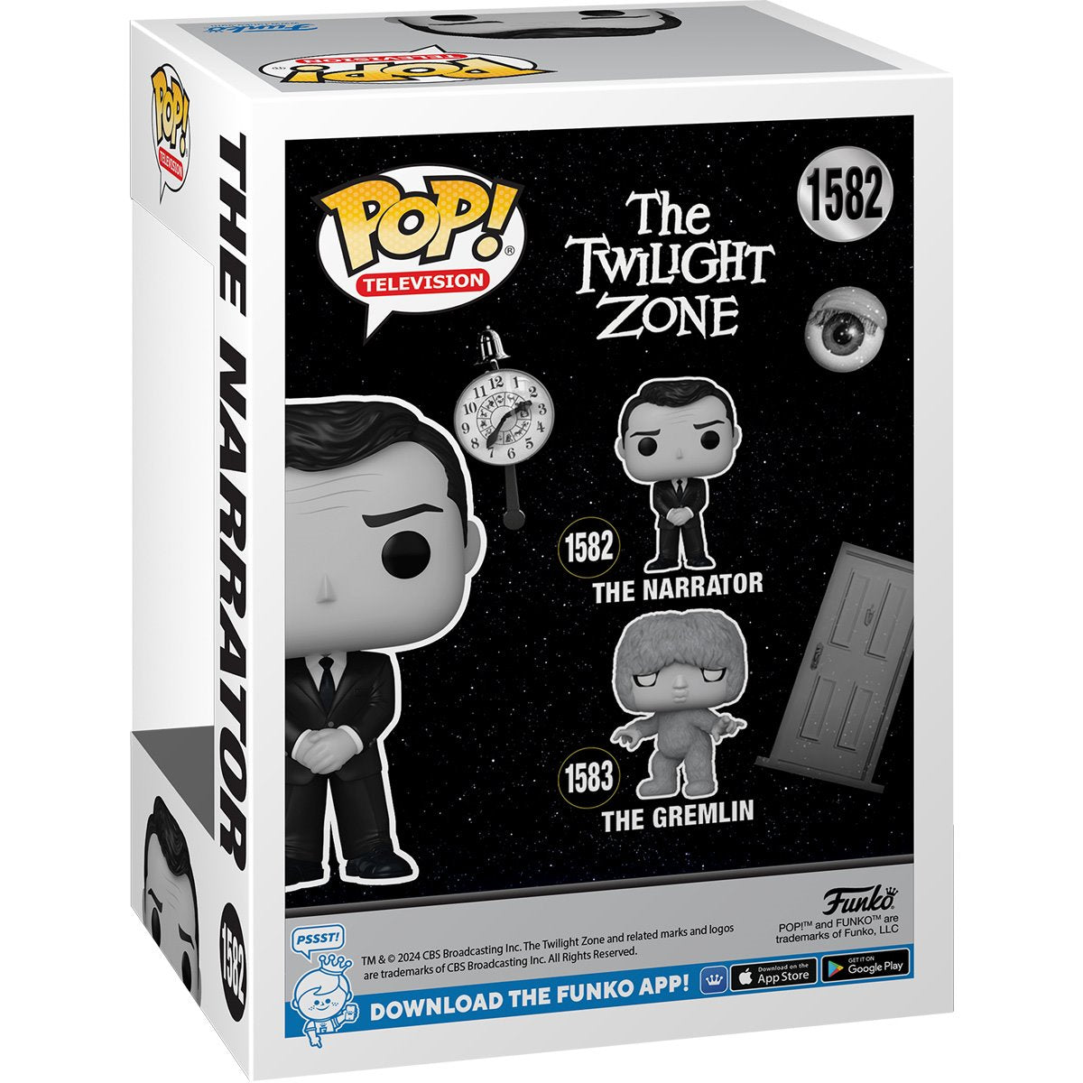 The Twilight Zone 1959 The Narrator Funko Pop! Vinyl Figure #1582 | Blue Culture Tees