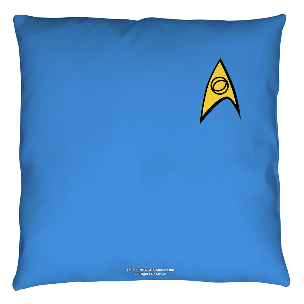 Star Trek Original Science Throw Pillow | Blue Culture Tees