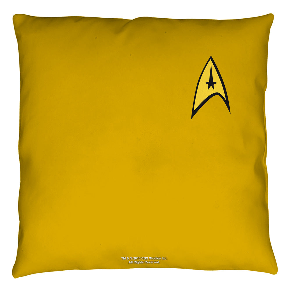 Star Trek Original Command Throw Pillow | Blue Culture Tees