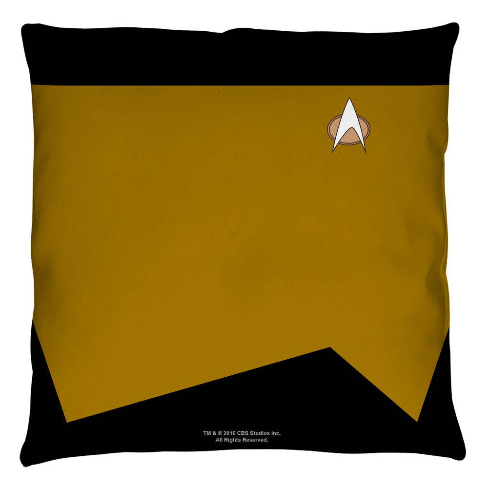 Star Trek Engineering Throw Pillow | Blue Culture Tees