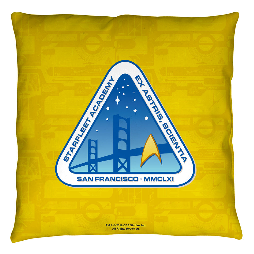 Star Trek Star Fleet Academy Throw Pillow | Blue Culture Tees