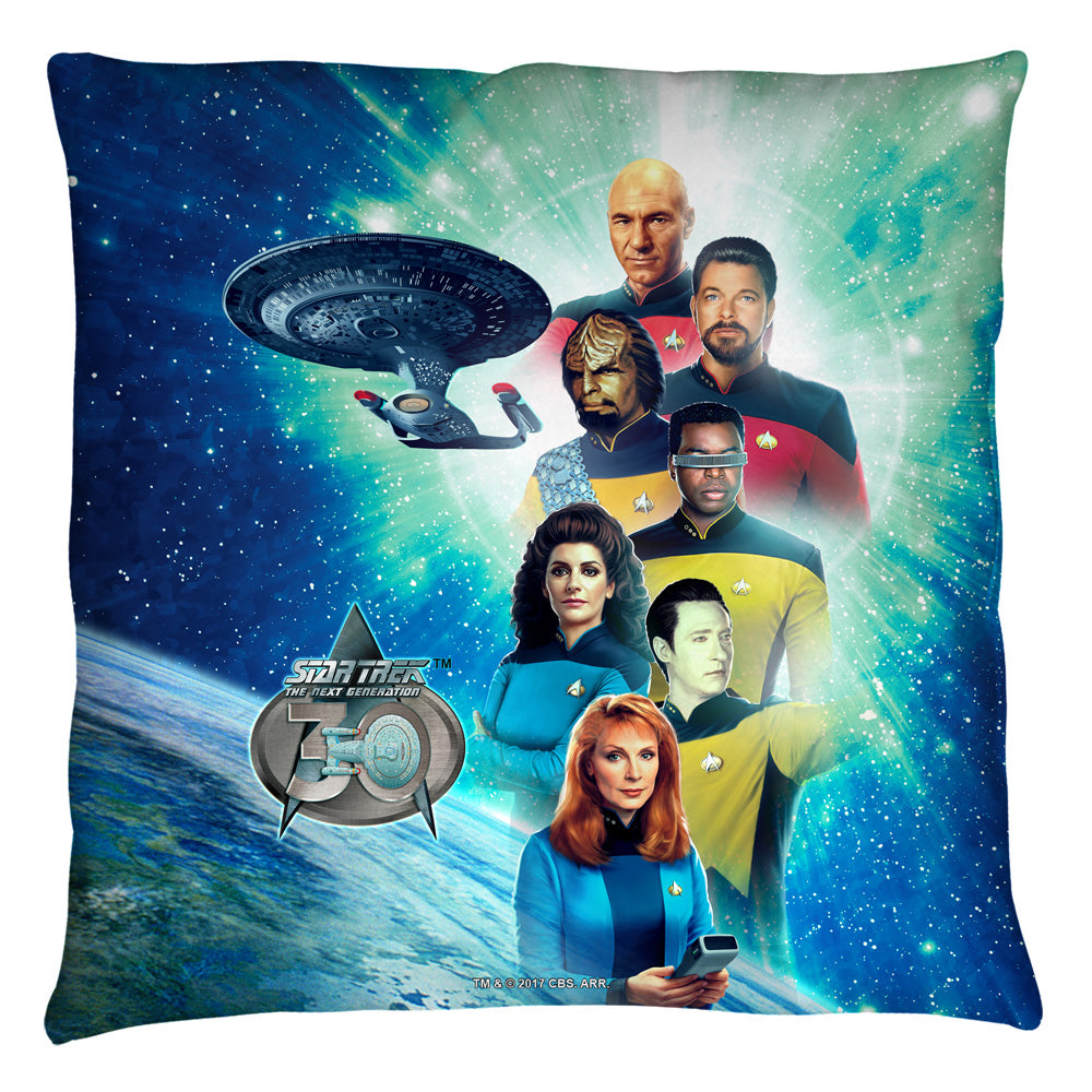 Star Trek 30 Crew Throw Pillow | Blue Culture Tees