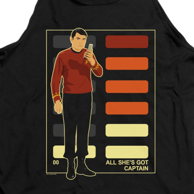 Star Trek Tos All She's Got Captain Tank Top