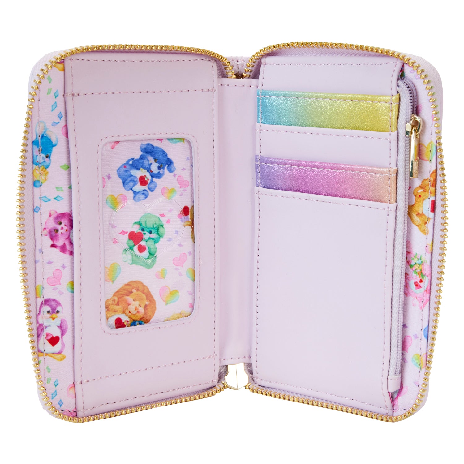 Loungefly Care Bears Cousins Forest Fun Zip Around Wallet