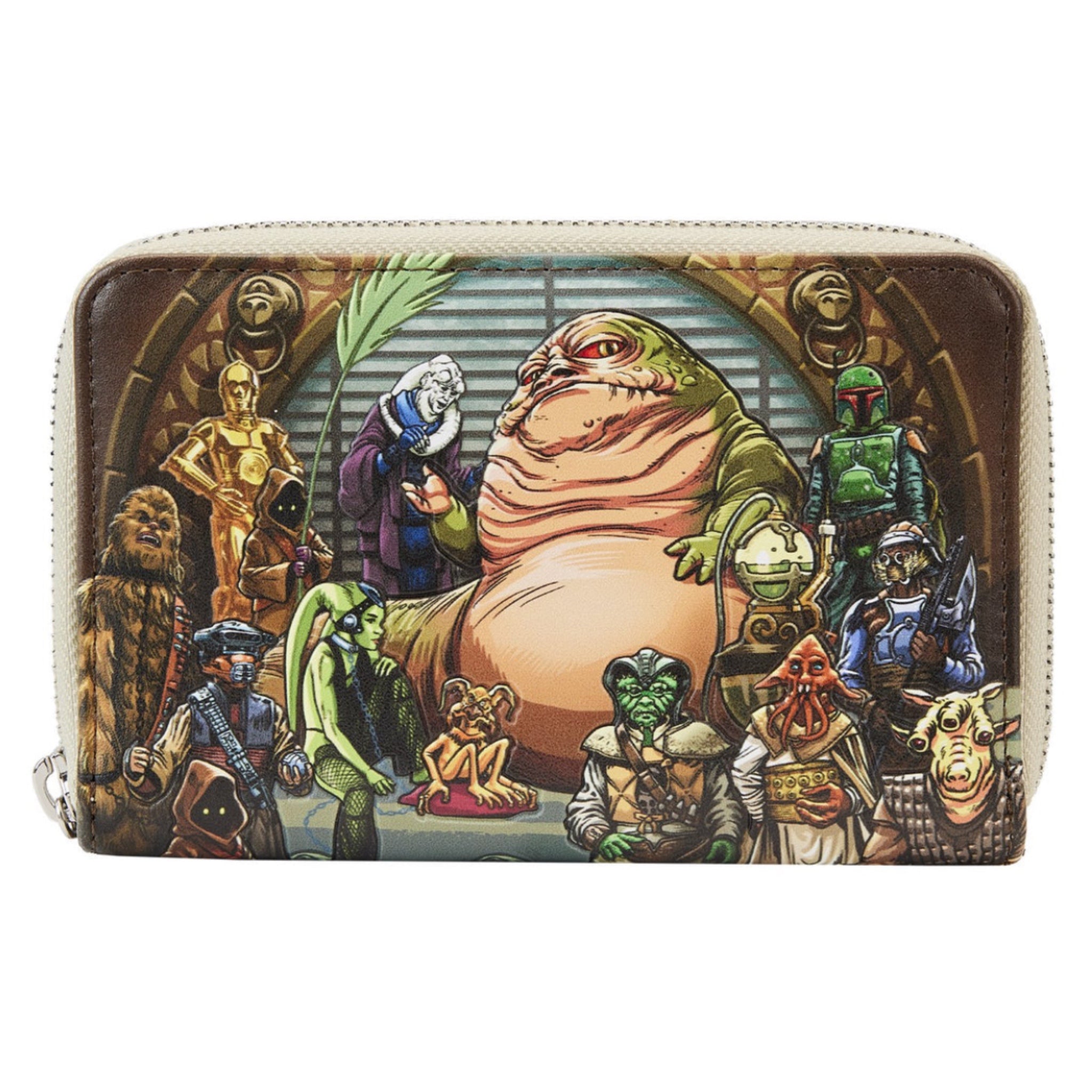 Loungefly Star Wars Return of the Jedi 40th Anniversary Jabba's Palace Zip Around Wallet