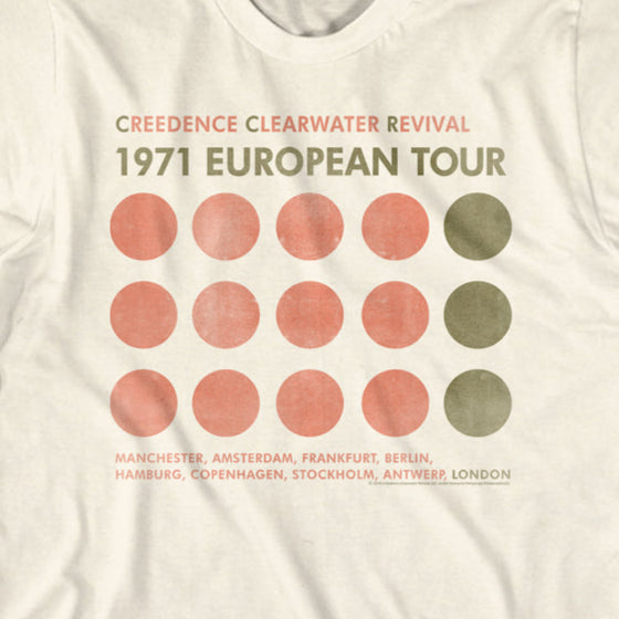 Creedence Clearwater Revival European Tour T-Shirt