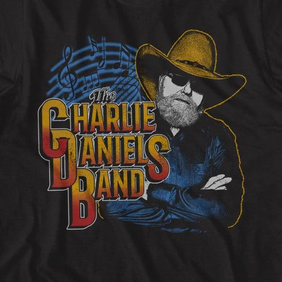 Charlie Daniels Band Music Notes T-Shirt