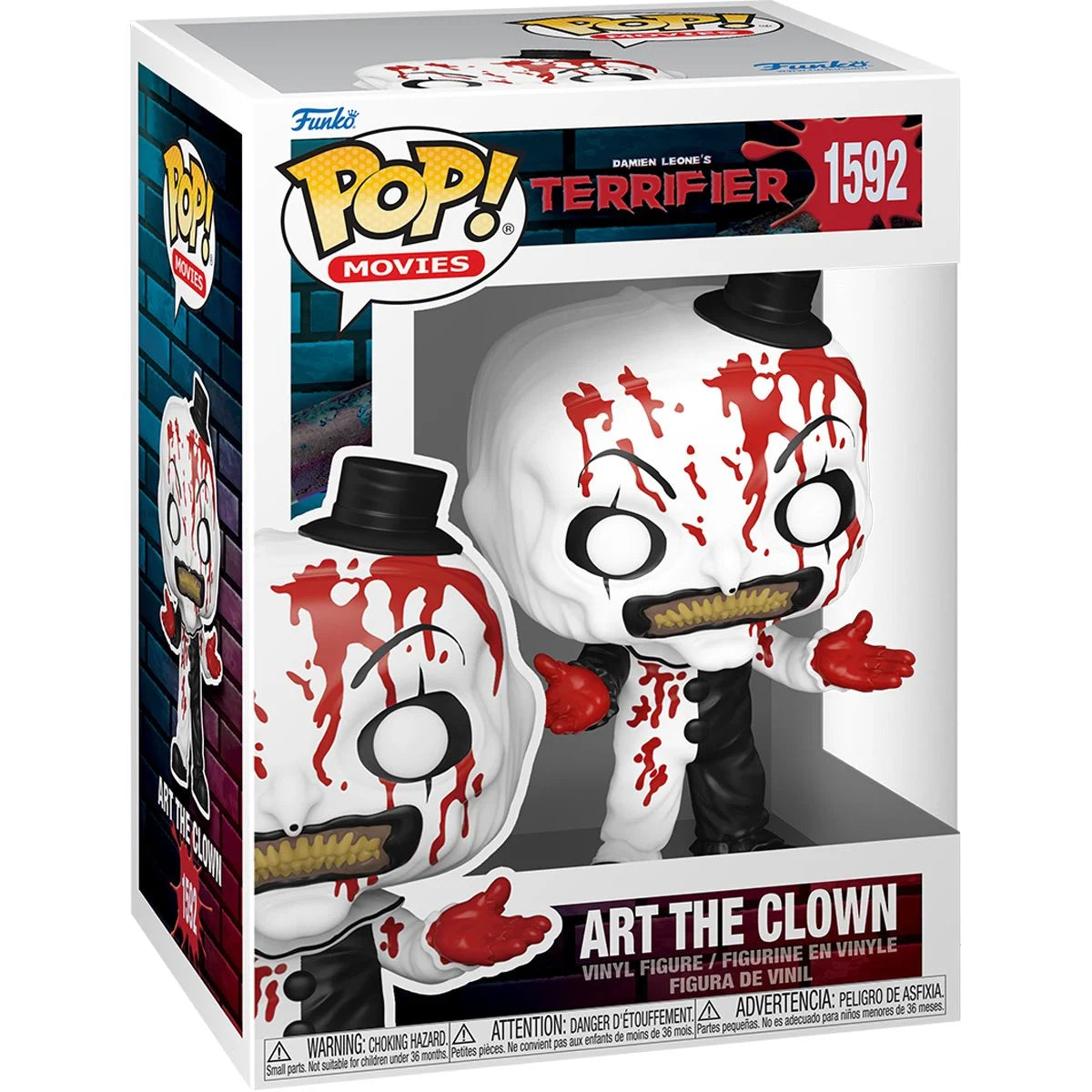 Funko Pop! Terrifier 2 Art the Clown Bloody Vinyl Figure #1592 | Blue Culture Tees