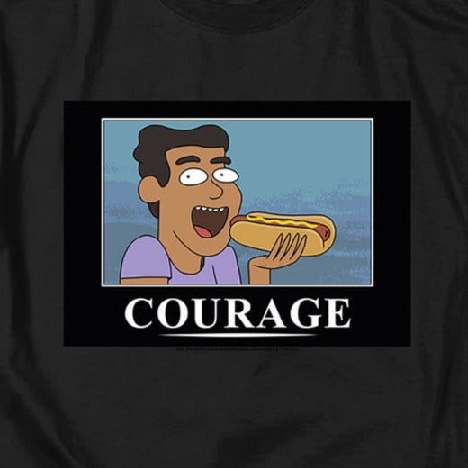 Rick and Morty Courage Poster T-Shirt