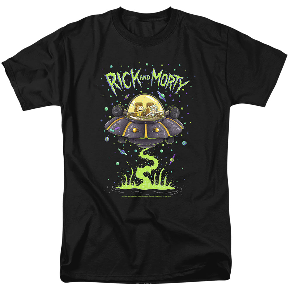 Rick and Morty Drunk Rick Ship T-Shirt