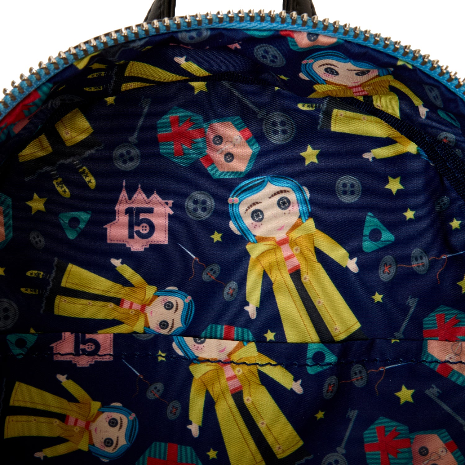 Loungefly Laika Coraline 15th Anniversary Cat Crossbody Bag | Blue Culture Tees