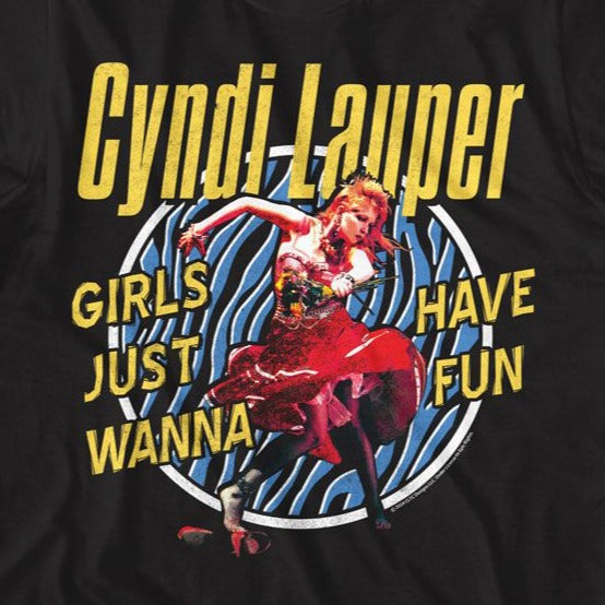 Cyndi Lauper Girls Just Wanna T-Shirt