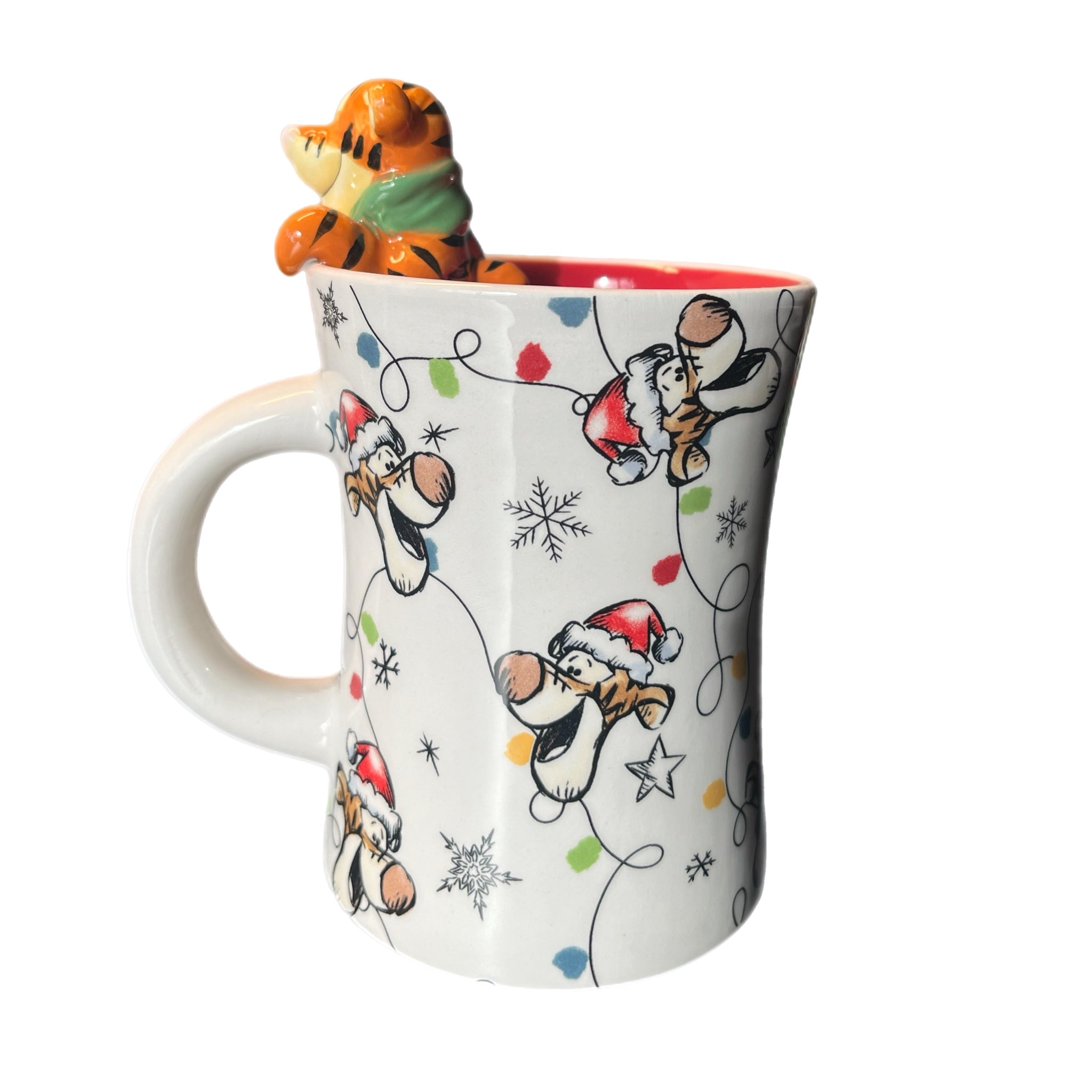 Disney Winnie the Pooh Tigger Hanging Buddy 16 Oz. Ceramic Mug | Blue Culture Tees