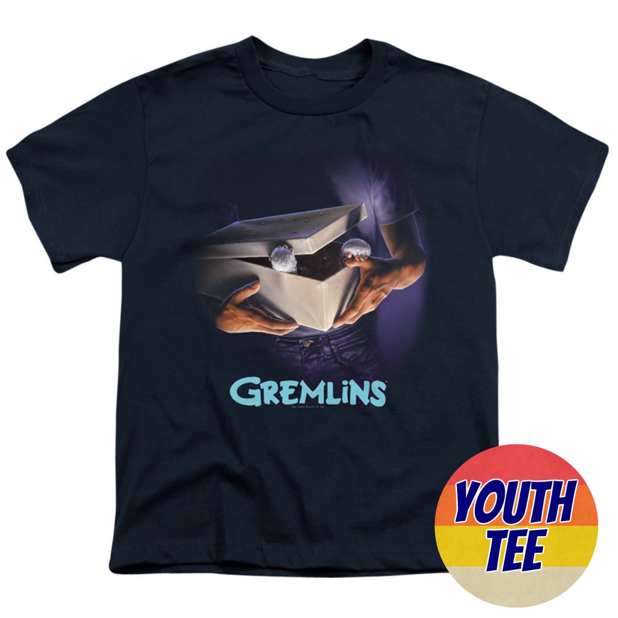 Youth Gremlins Original Poster T-Shirt | Blue Culture Tees