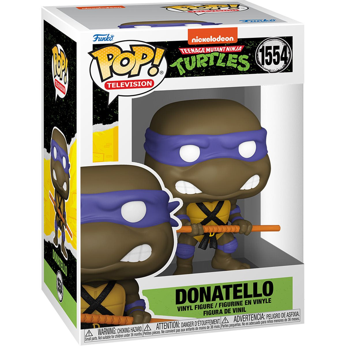 Funko Pop! Teenage Mutant Ninja Turtles Donatello with Bo-Staff Vinyl Figure #1554