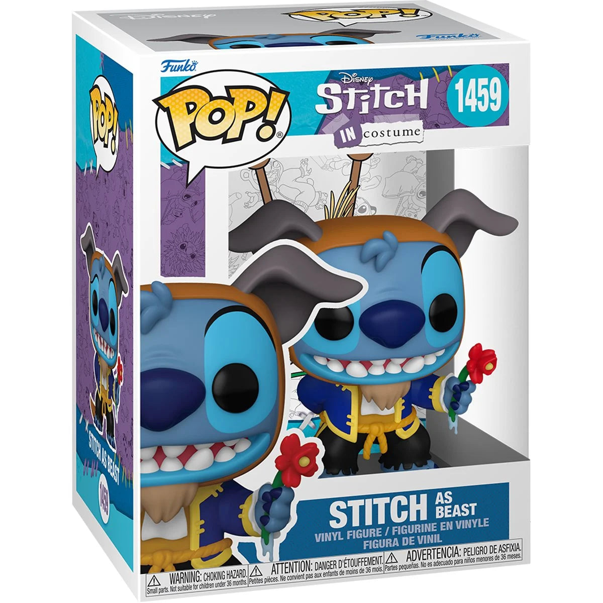 Funko Pop! Disney Lilo & Stitch Costume Stitch as Beast Vinyl Figure #1459