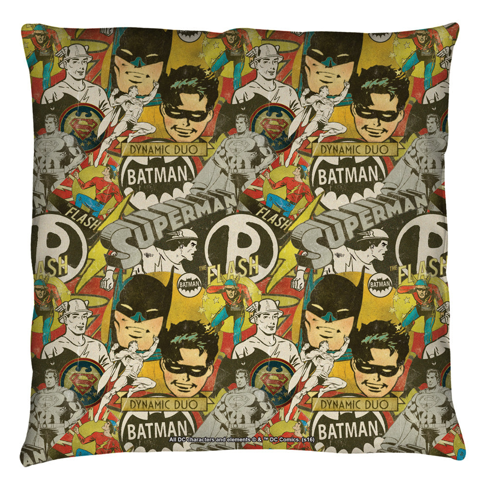 Batman Vintage DCO Throw Pillow | Blue Culture Tees