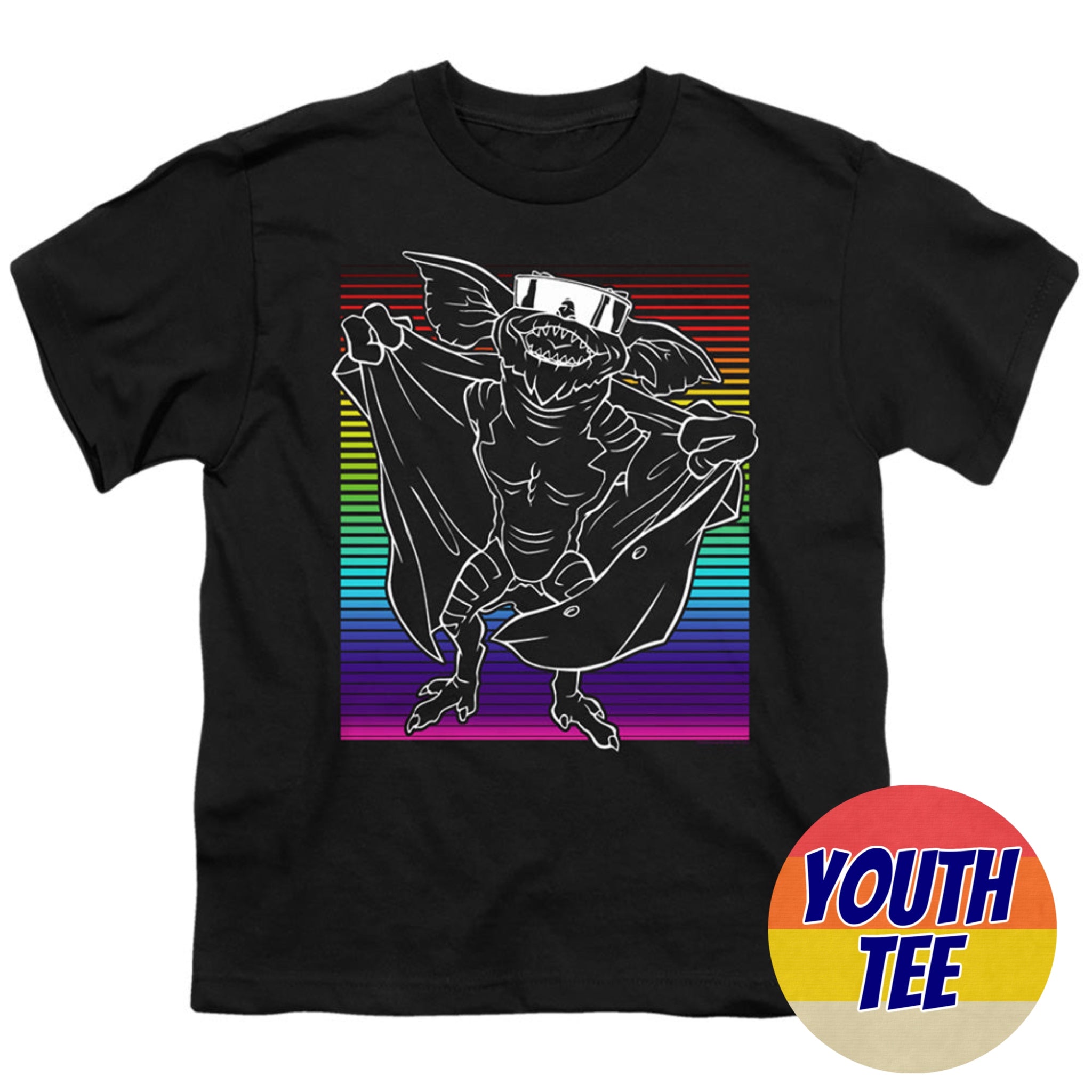 Youth Gremlins Cool Gradient T-Shirt | Blue Culture Tees