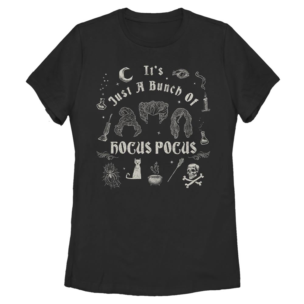 Women's Disney Hocus Pocus Spooky Icons T-Shirt | Blue Culture Tees