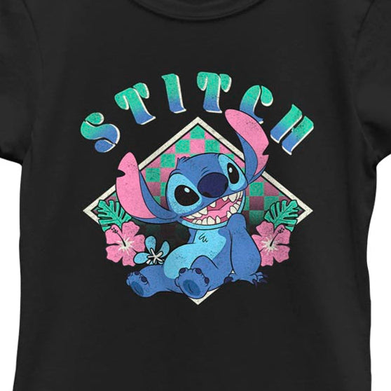 Girl's Disney STITCH DIAMOND T-Shirt | Blue Culture Tees