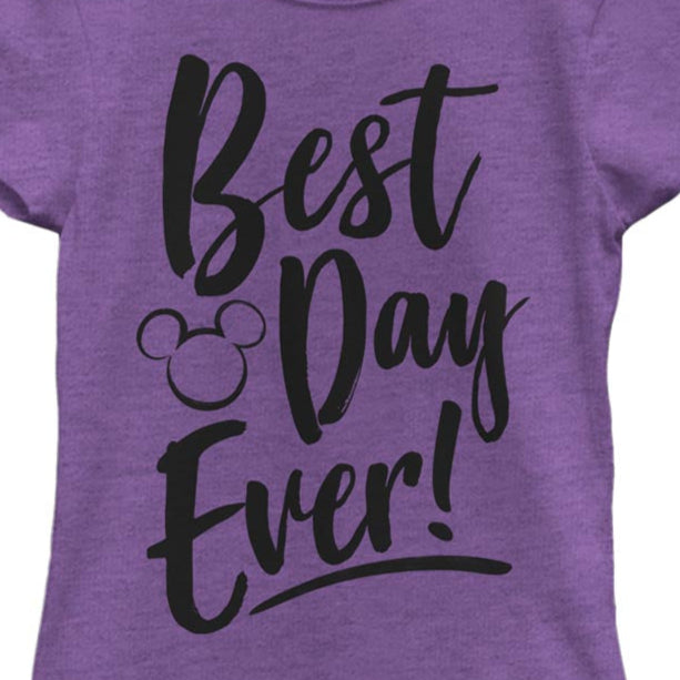 Girl's Disney Best Day Ever T-Shirt | Blue Culture Tees