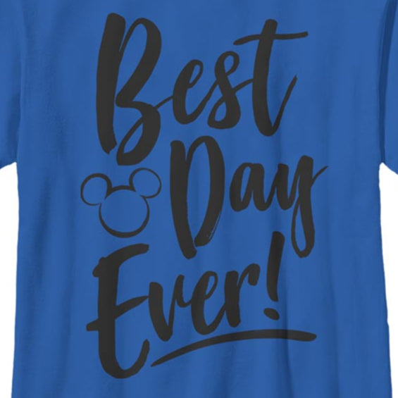 Boy's Disney Best Day Ever T-Shirt | Blue Culture Tees