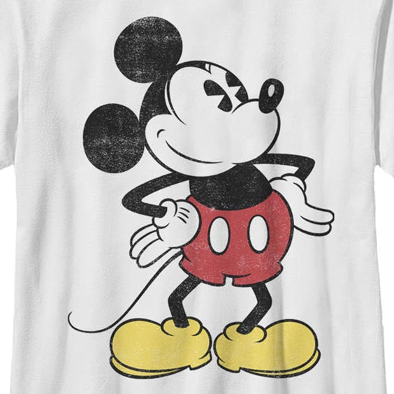 Boy's Disney Classic Vintage Mickey T-Shirt | Blue Culture Tees