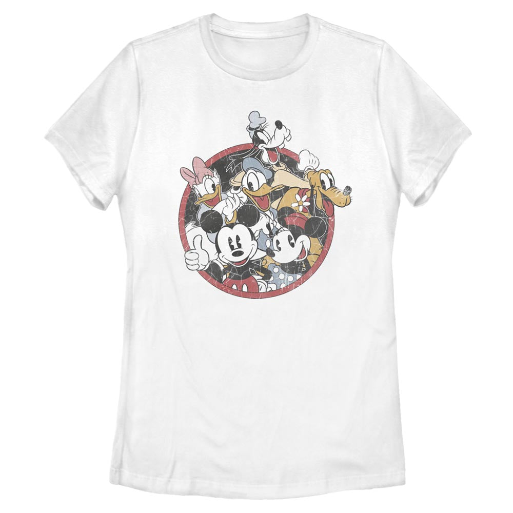 Women's Disney Retro Group T-Shirt | Blue Culture Tees