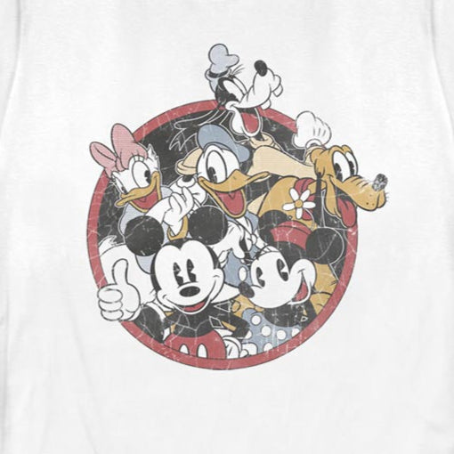 Women's Disney Retro Group T-Shirt | Blue Culture Tees