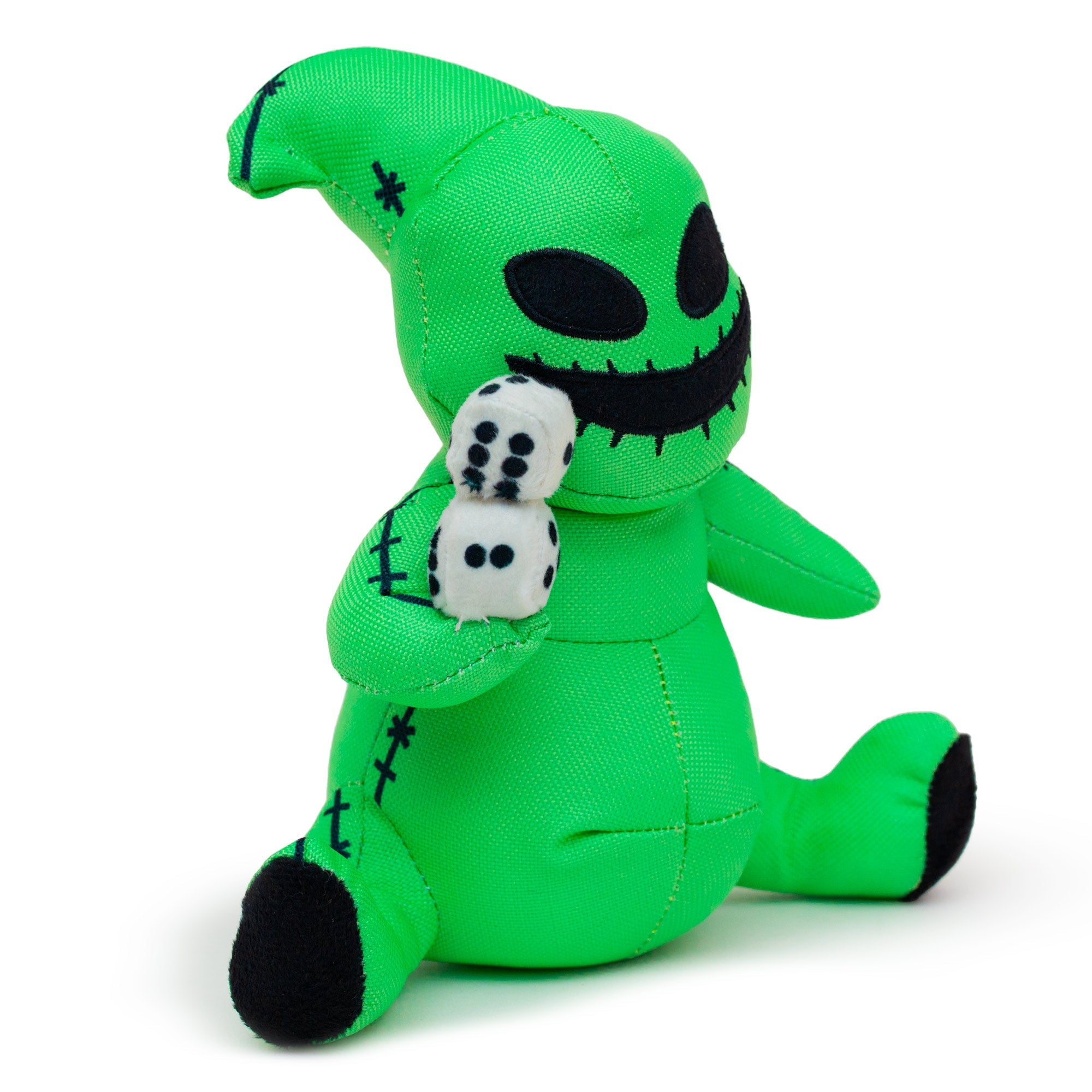 The Nightmare Before Christmas Oogie Boogie Dice Sitting Plush Squeaker Dog Toy | Blue Culture Tees