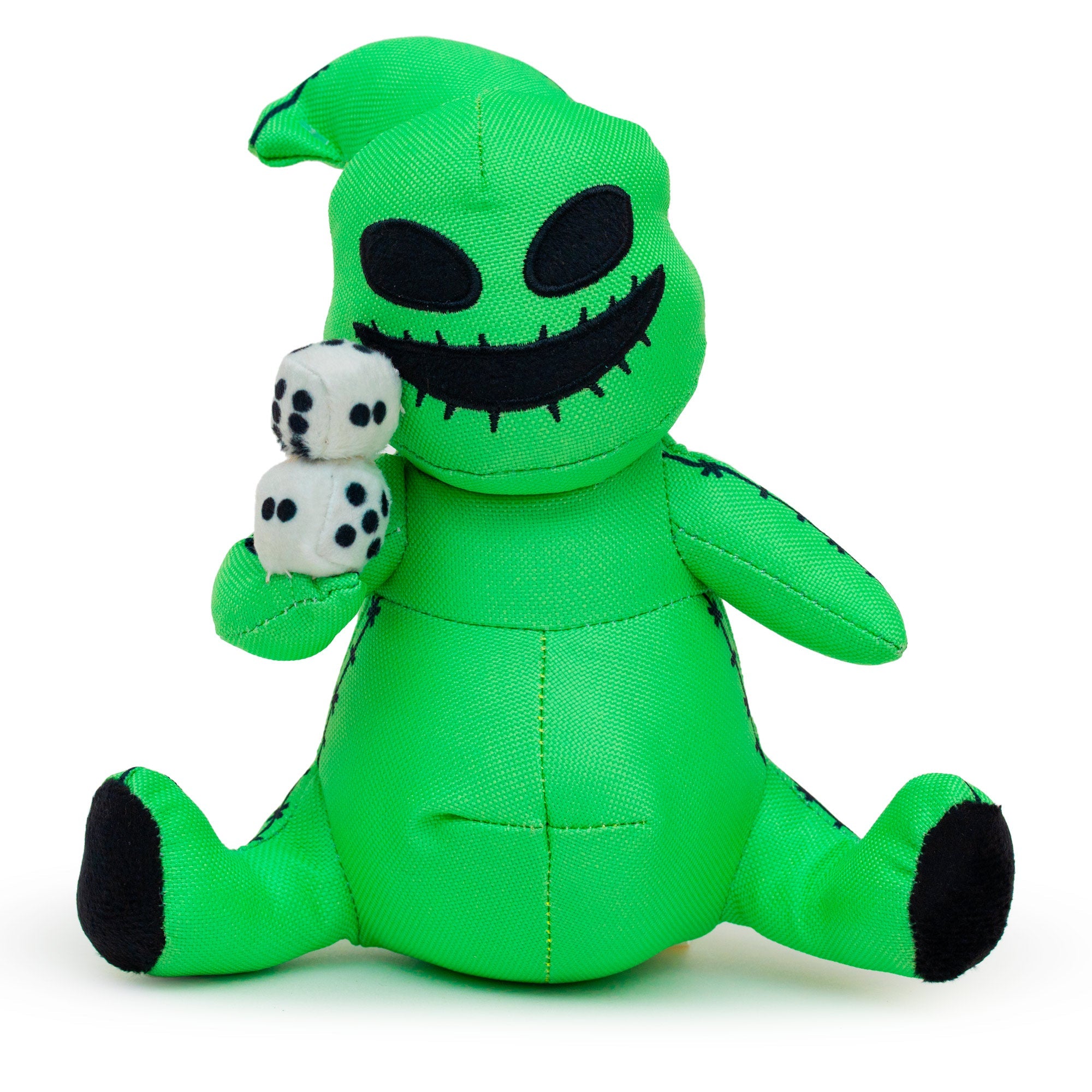 The Nightmare Before Christmas Oogie Boogie Dice Sitting Plush Squeaker Dog Toy | Blue Culture Tees