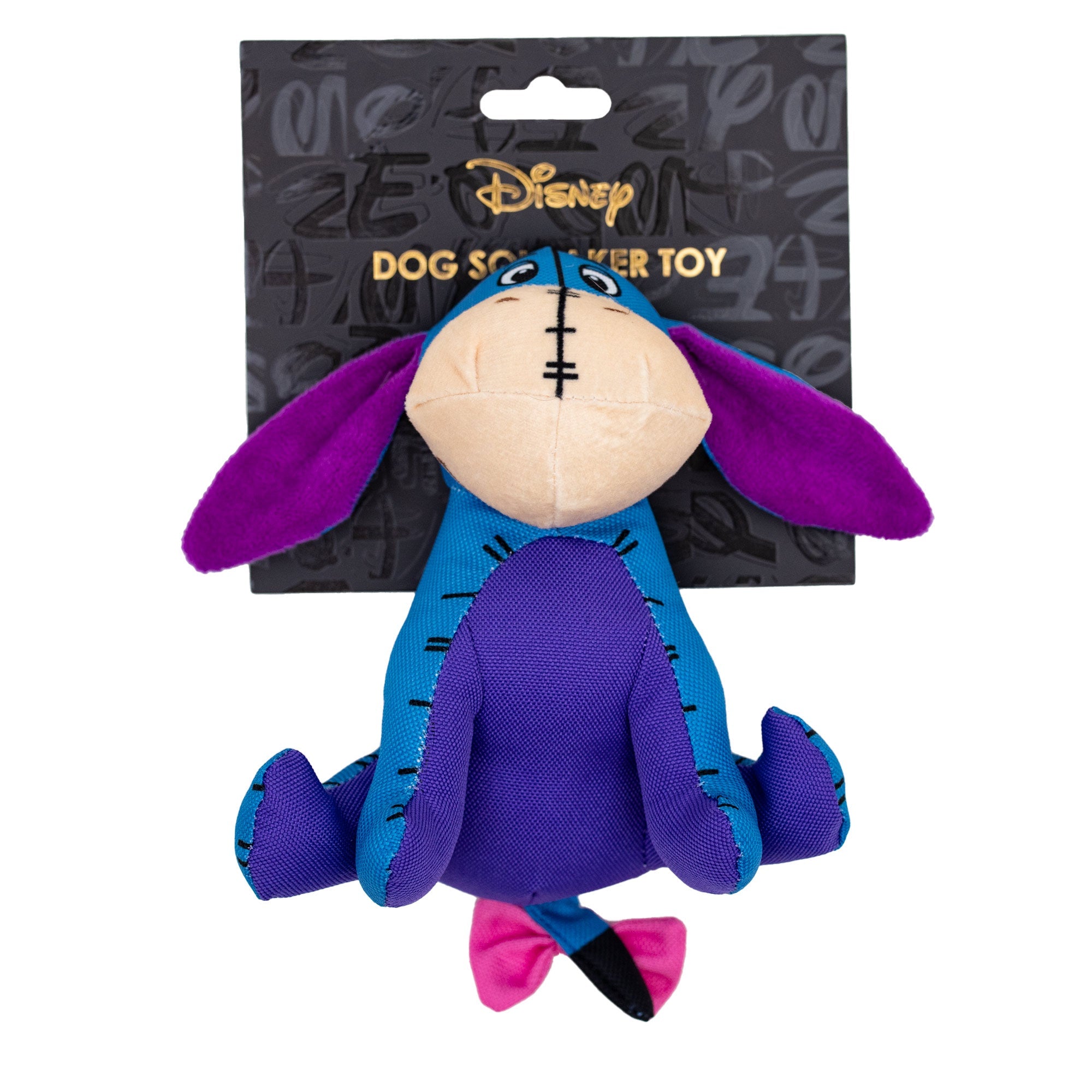 Disney Winnie the Pooh Eeyore Sitting Pose Squeaker Dog Toy