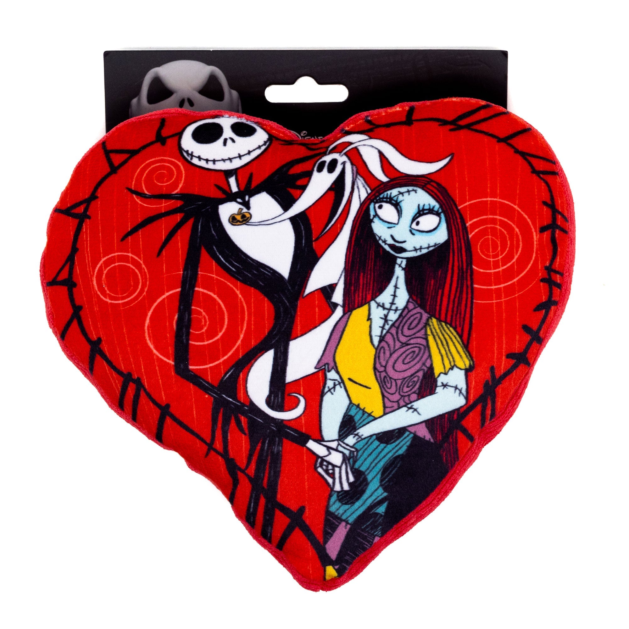 The Nightmare Before Christmas Jack and Sally Heart Plush Squeaker Dog Toy | Blue Culture Tees