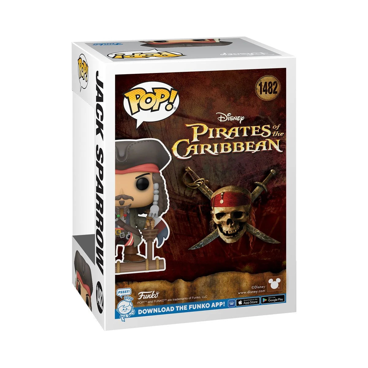 Funko Pop! Pirates of the Caribbean Jack Sparrow (Opening) Vinyl Figure #1482 | Blue Culture Tees