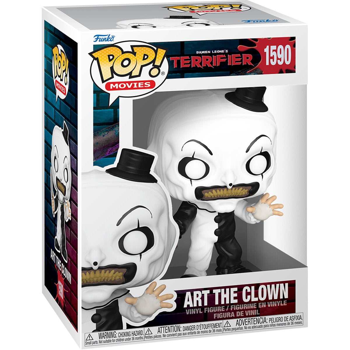 Funko Pop! Terrifier Art the Clown Vinyl Figure #1590 | Blue Culture Tees