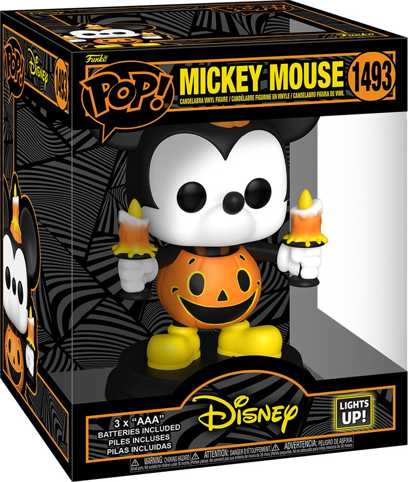 Funko Pop! Super Lights and Sounds Mickey Mouse in Pumpkin Costume Vinyl Figure #1493 | Blue Culture Tees