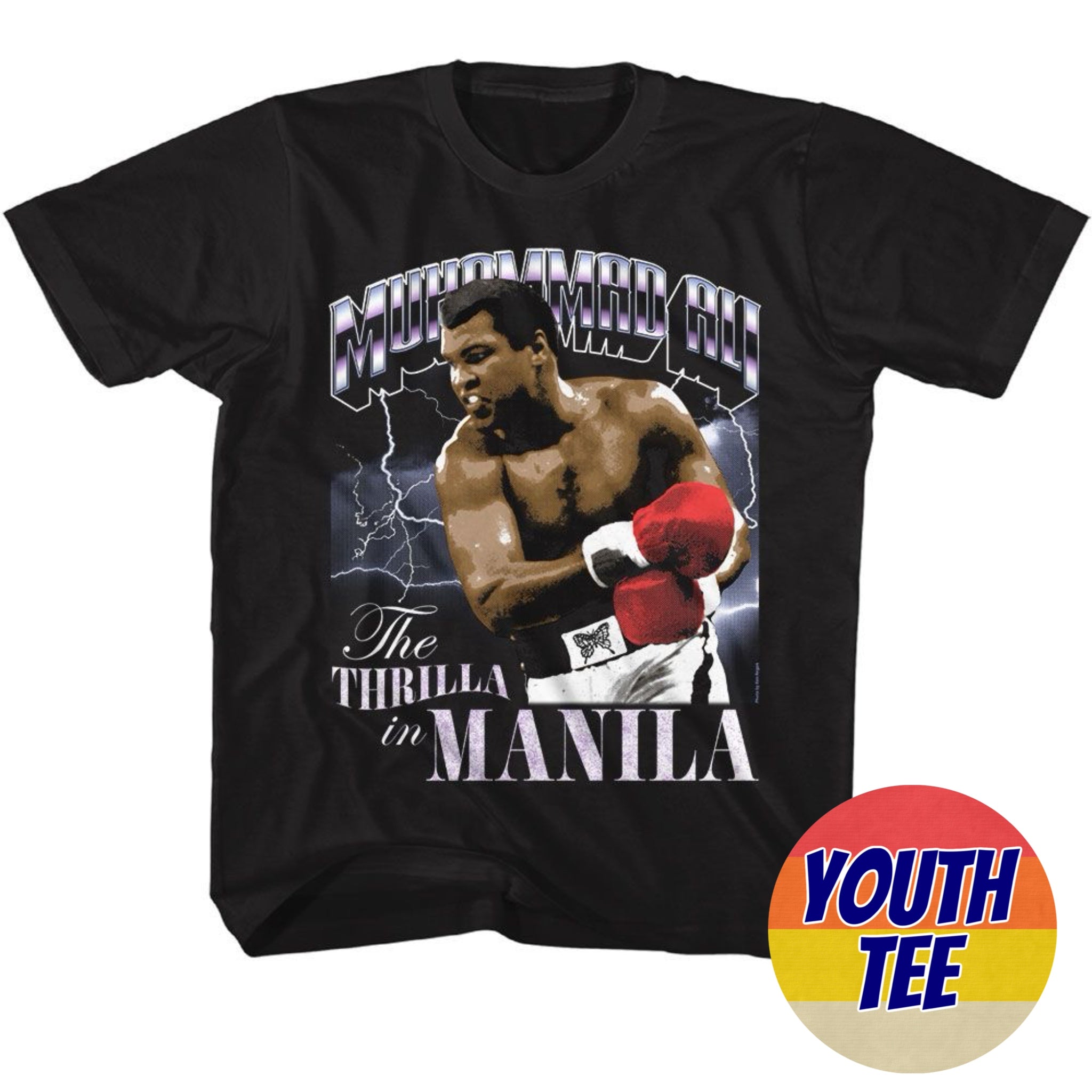 Youth Muhammad Ali Thrilla and Lightning T-Shirt