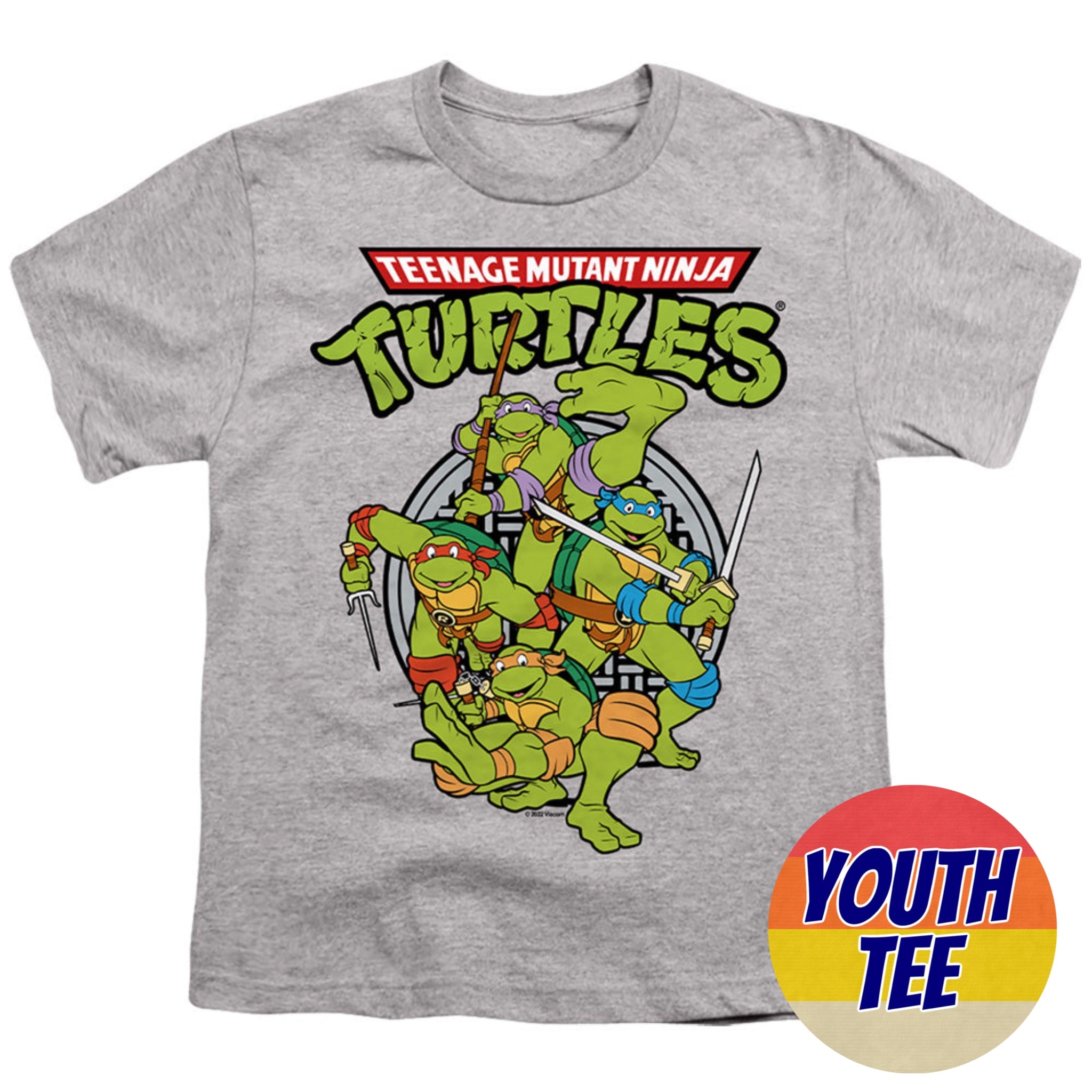 Youth Teenage Mutant Ninja Turtles TMNT Group T-Shirt | Blue Culture Tees