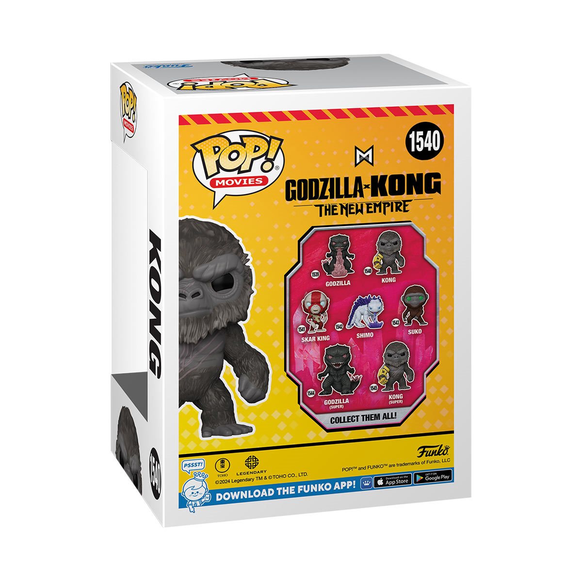 Funko Pop! Godzilla x Kong: The New Empire Kong with Mechanical Arm Vinyl Figure #1540